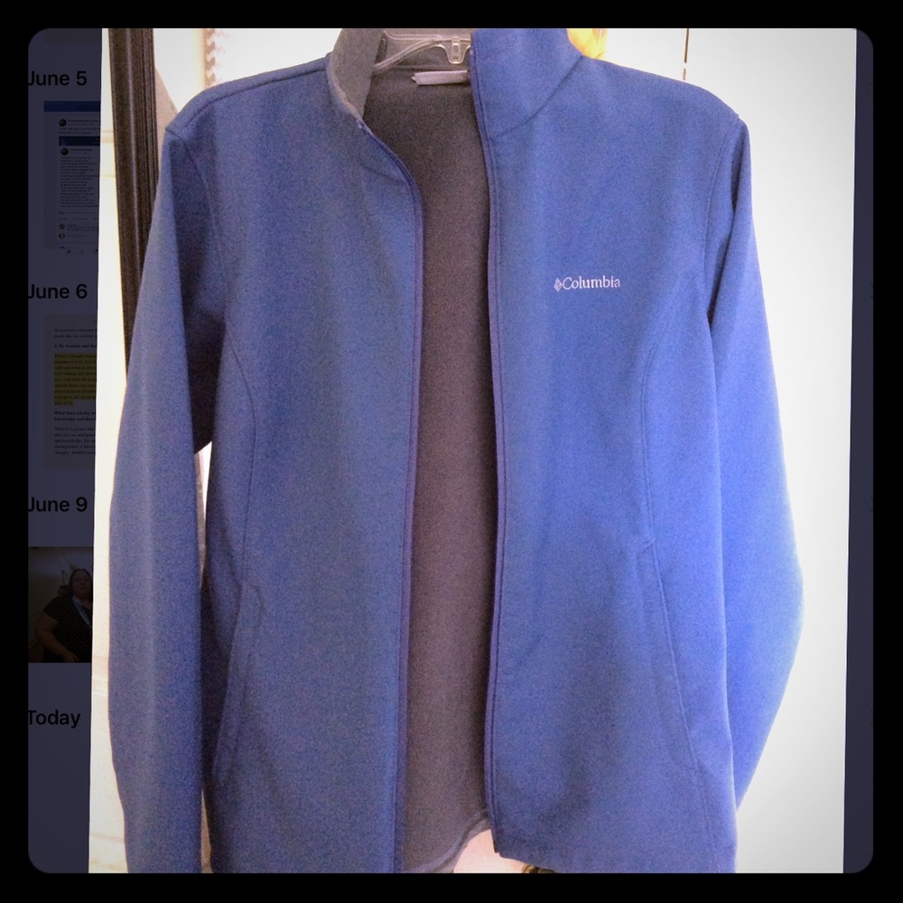 Columbia fleece weather proof Jacket